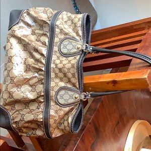 Gucci Medium Gg Crystal tote authentic